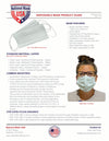 American Made Surgical Style Mask - Non-medical – Blue – 600/ Case